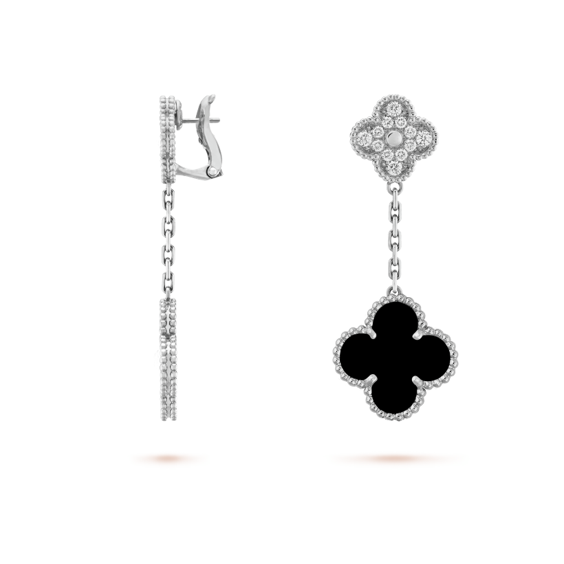 Magic Alhambra earrings, 2 motifs