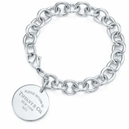 Return to 庐 Round Tag Bracelet