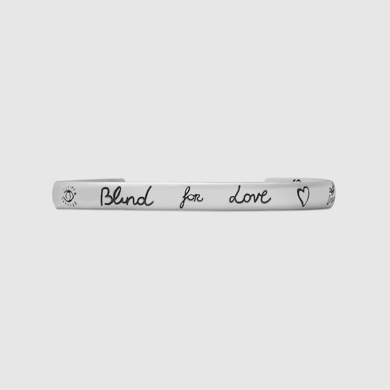 BLIND FOR LOVE' BRACELET IN SILVER