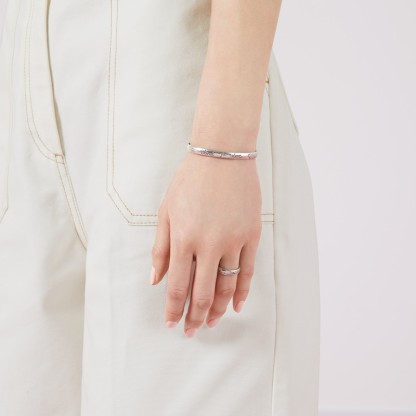 BLIND FOR LOVE' BRACELET IN SILVER