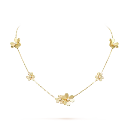 Frivole necklace, 9 flowers