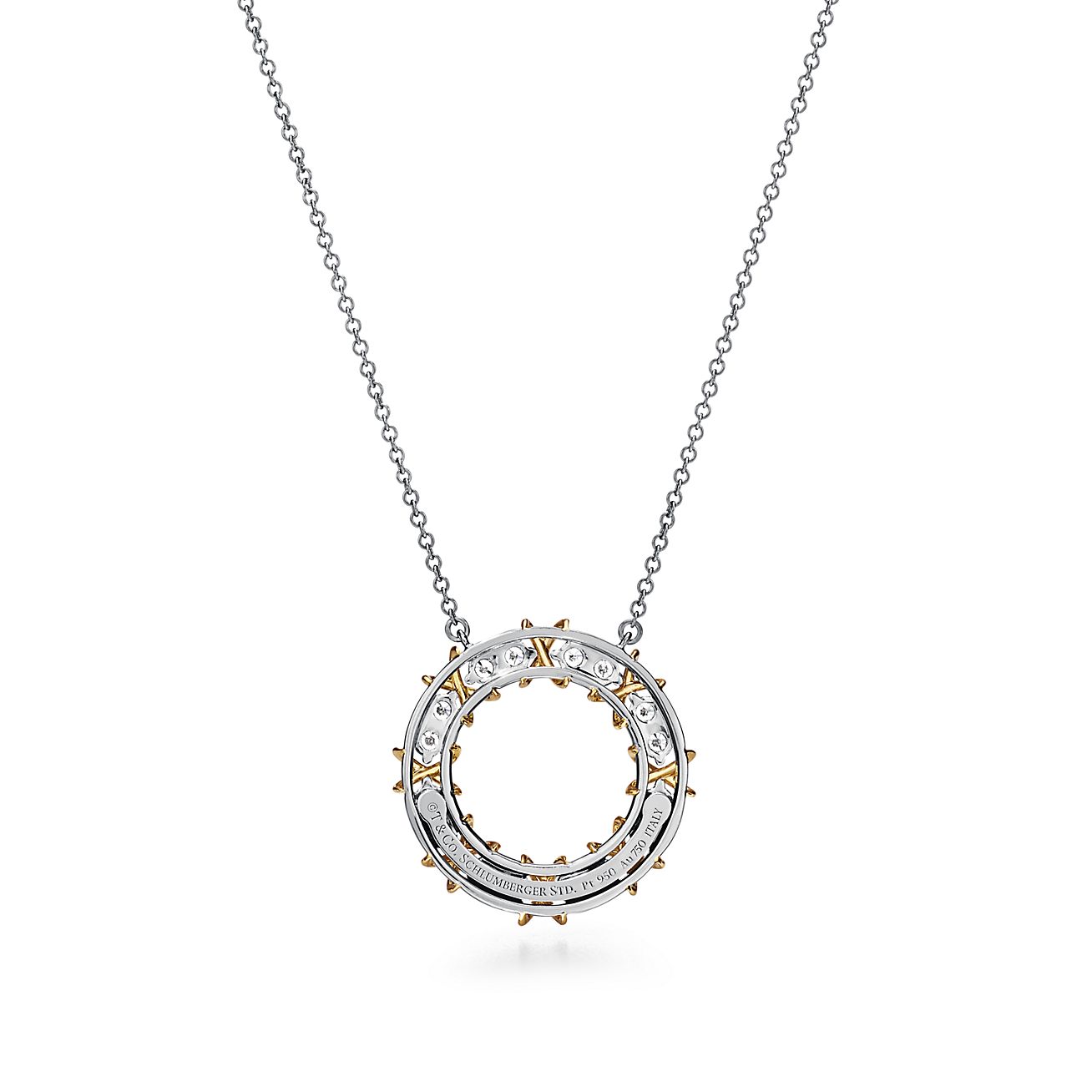 & Co. Schlumberger庐 Sixteen Stone Circle Pendant