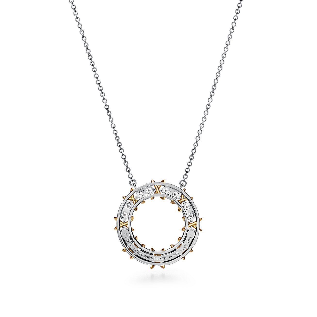 & Co. Schlumberger庐 Sixteen Stone Circle Pendant