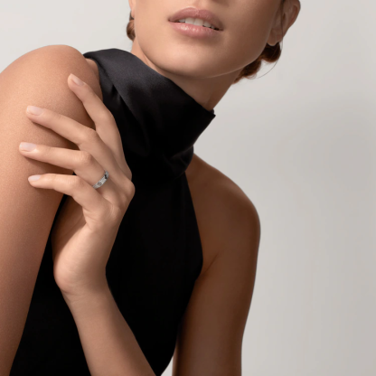 LOVE WEDDING BAND, DIAMOND-PAVED
