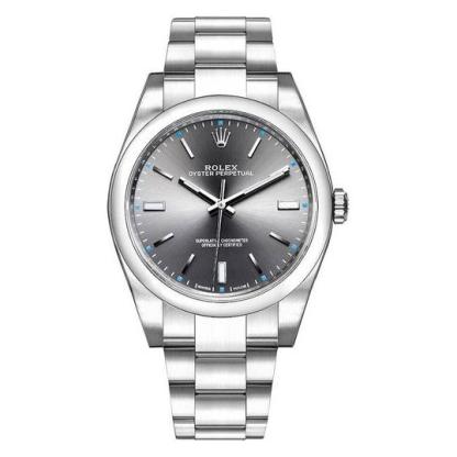 Oyster Perpetual 39 Dark Rhodium Men's Watch 114300-0001