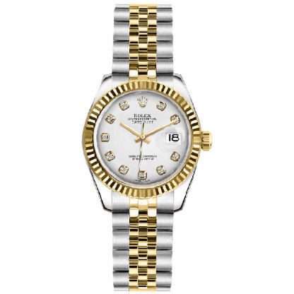 Lady-Datejust 26 White Diamond Jubilee Bracelet Watch