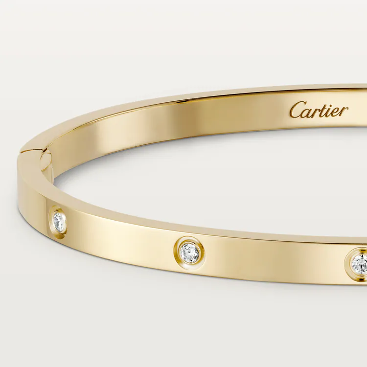 LOVE BRACELET, SMALL MODEL, 10 DIAMONDS