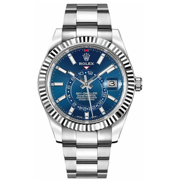 Sky-Dweller Blue Dial 42mm Luxury Men's Watch 326934-0003