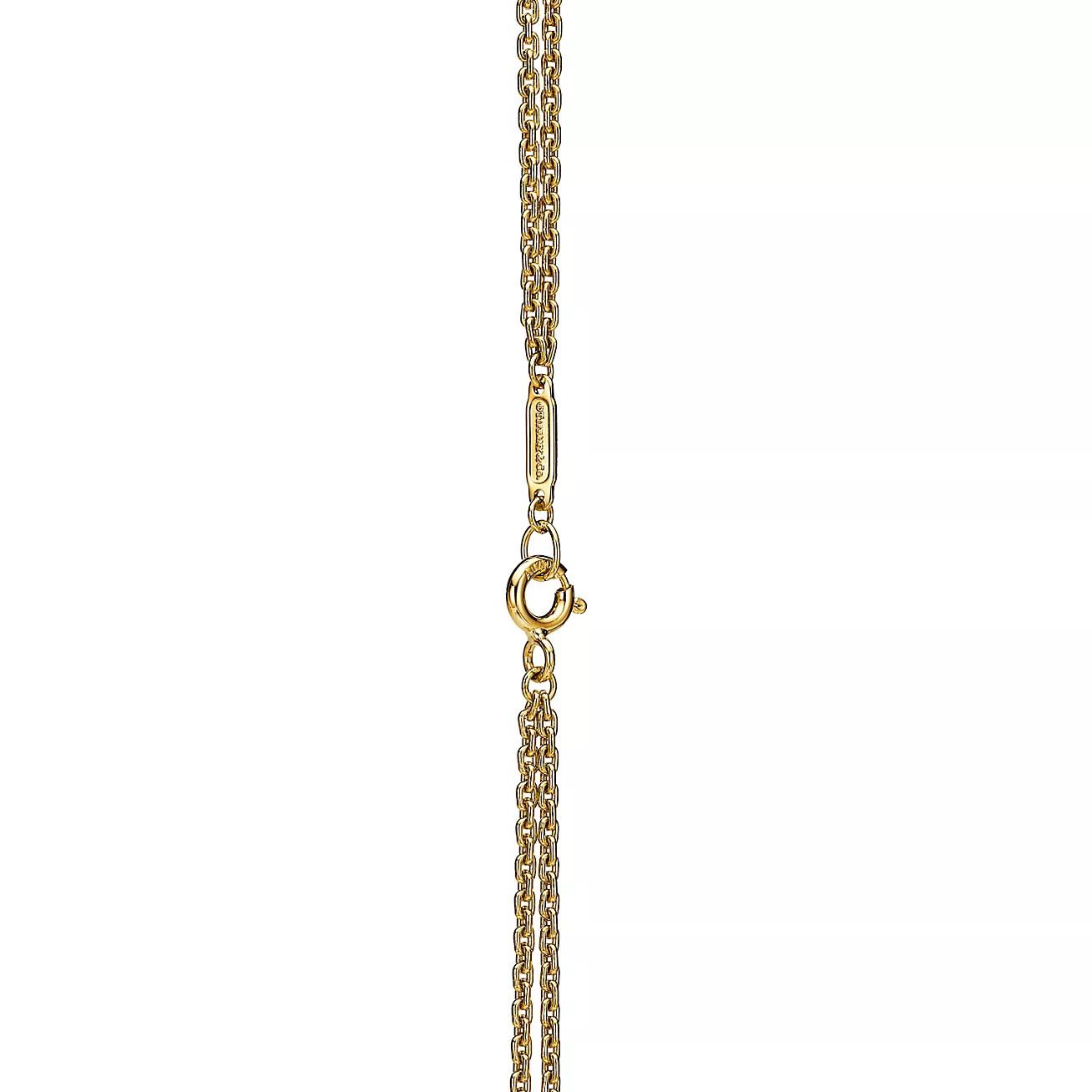 HardWear Link Pendant in Yellow Gold with Pave Diamonds