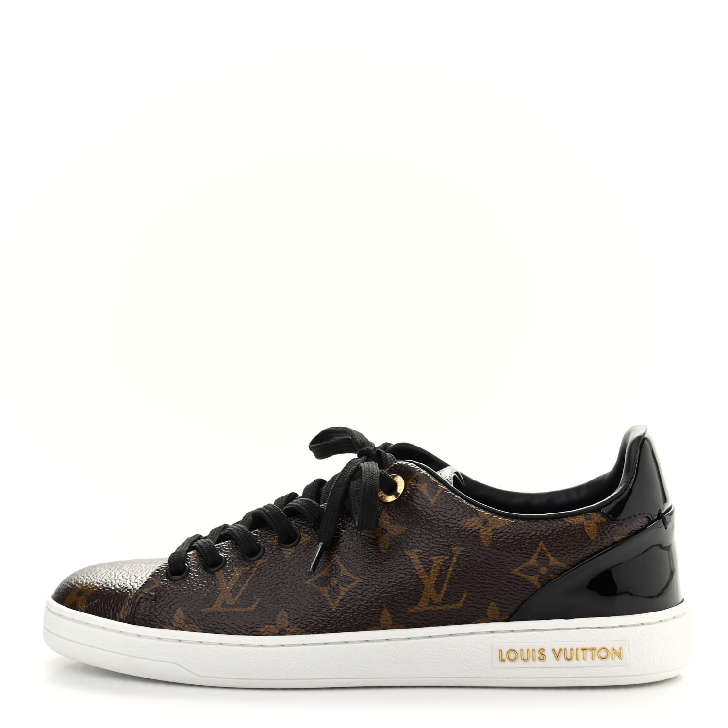  Louis Vuitton  Patent Monogram Frontrow Sneakers