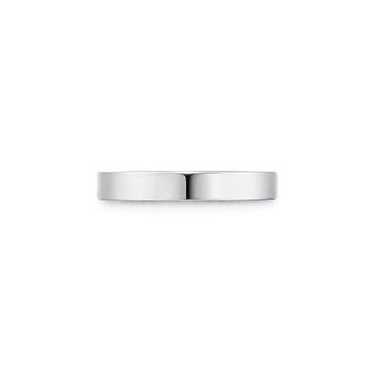 & Co.庐 Band Ring in Platinum with a Diamond