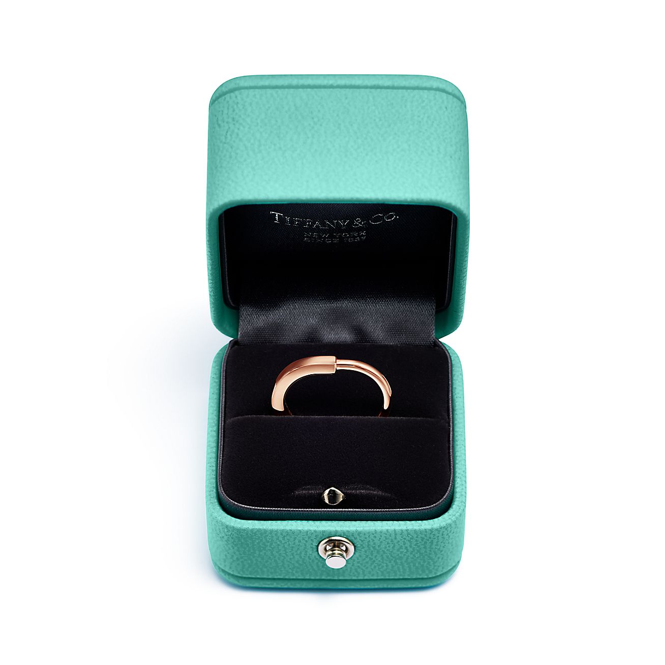 Lock Ring in Rose Gold