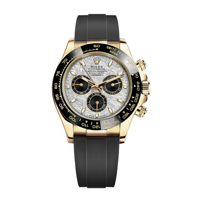 Cosmograph Daytona Meteorite Dial Yellow Gold Oysterflex Watch 116518LN