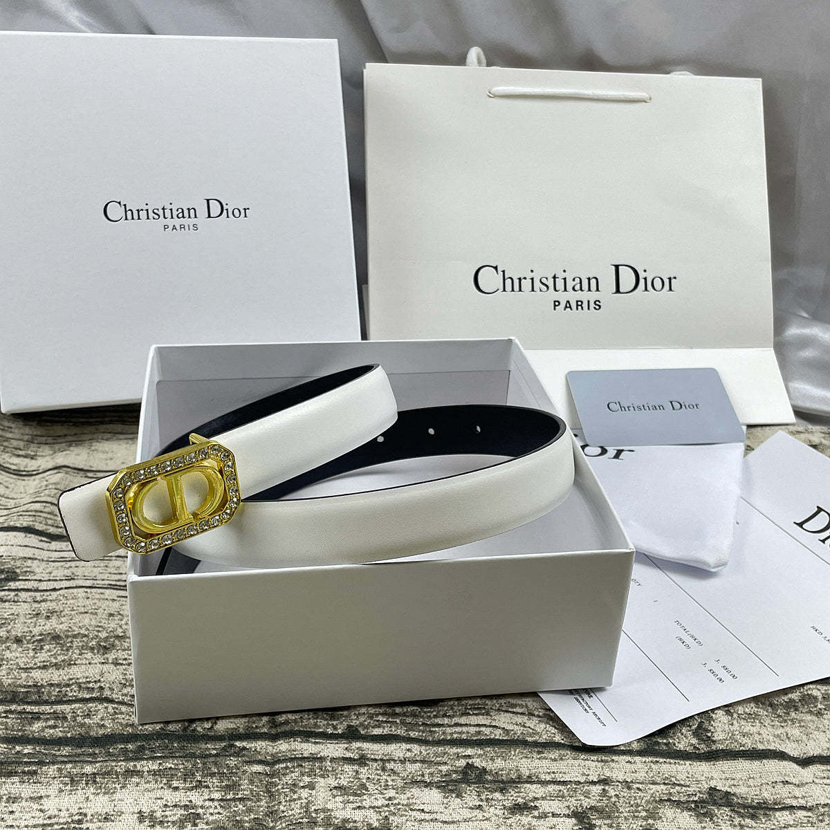 6 Colors luxury rhinestone plain belt