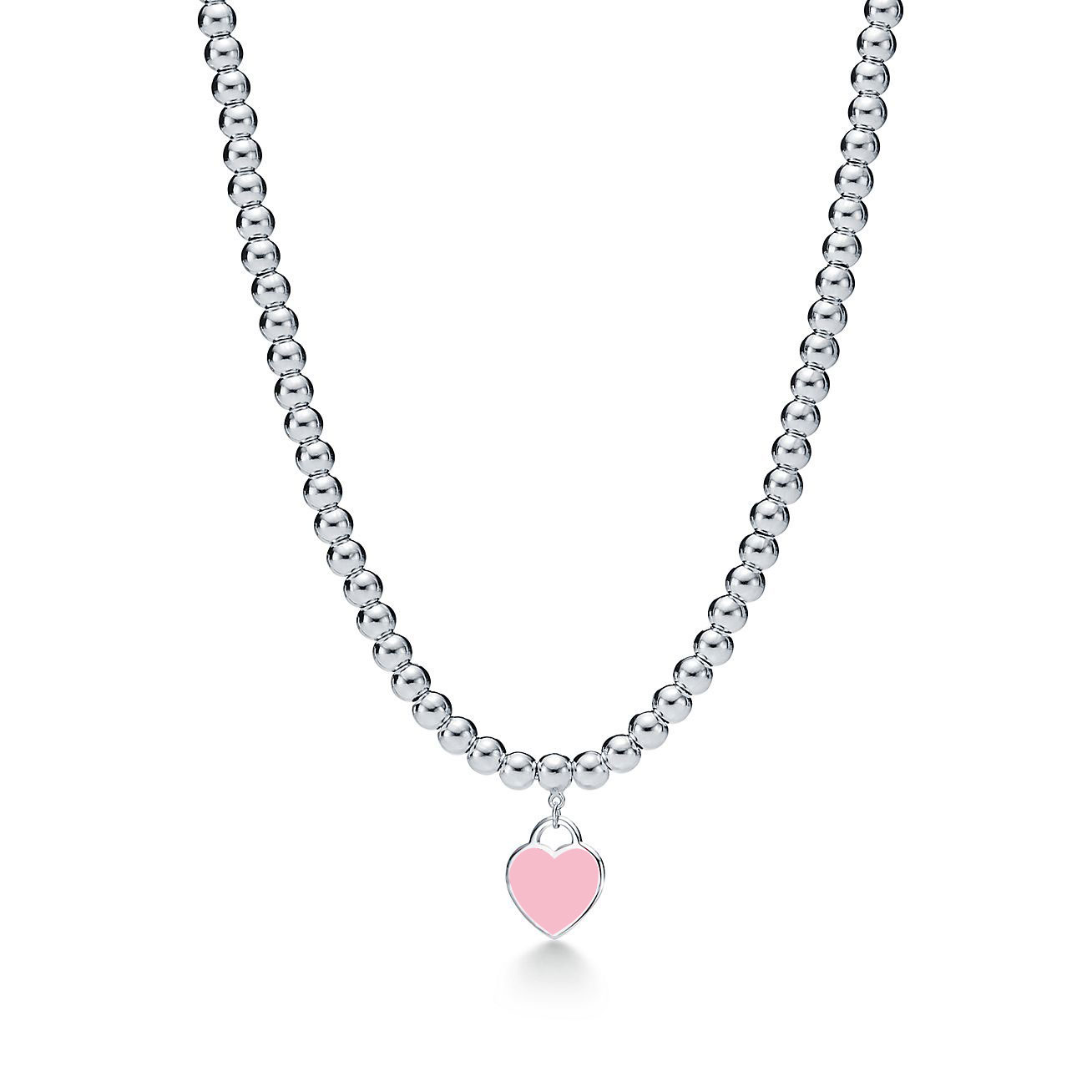Return to 庐 Heart Tag necklace