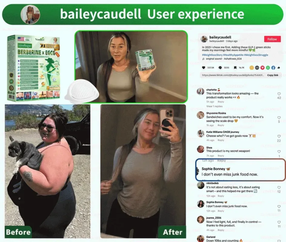 Vonutri® Moringa · Berberine × EGCG 10-in-1 Advanced Nano Microneedle Patch