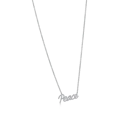 Paloma's Graffiti Peace Pendant