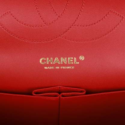 Jumbo Classic Double Flap Bag Red Caviar Light Gold Hardware Payment 1