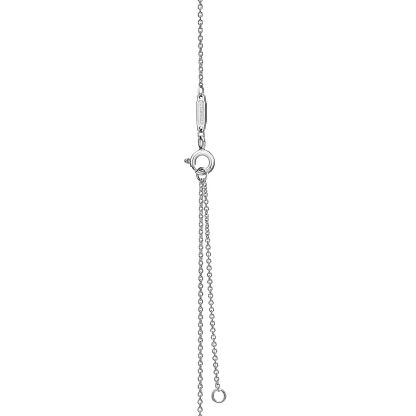 Return to 庐 Heart Tag Pendant in Sterling Silver and Rose Gold, Small