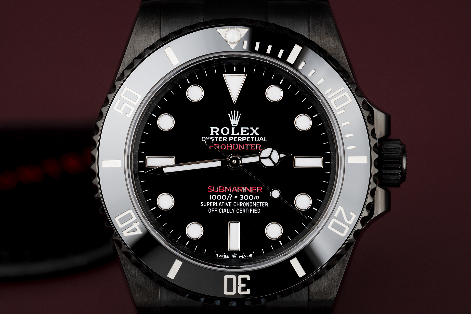 PRO HUNTER SUBMARINER RED 41 'BRAND NEW' LATEST MODEL