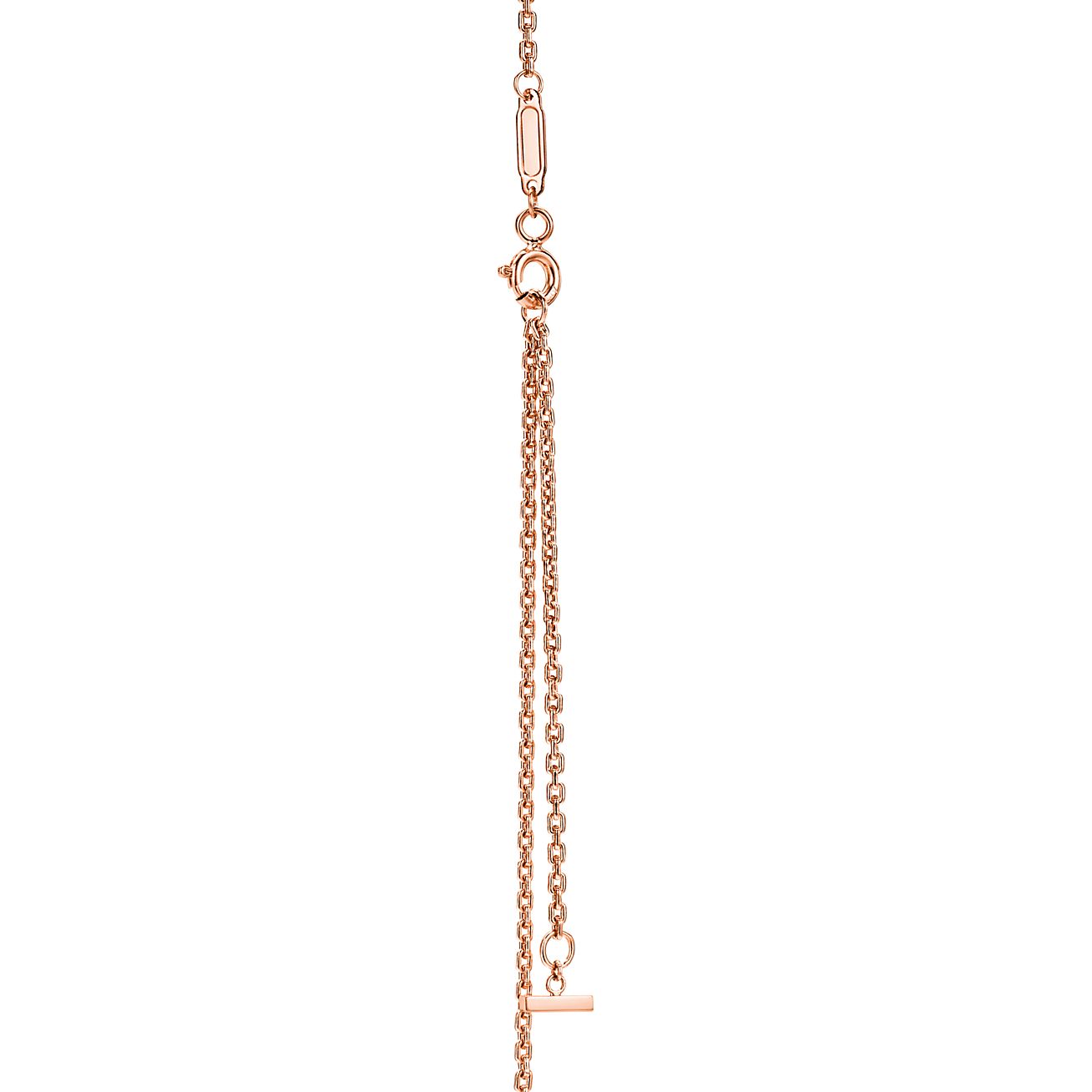 T Extra Large Smile Pendant in 18k Rose Gold