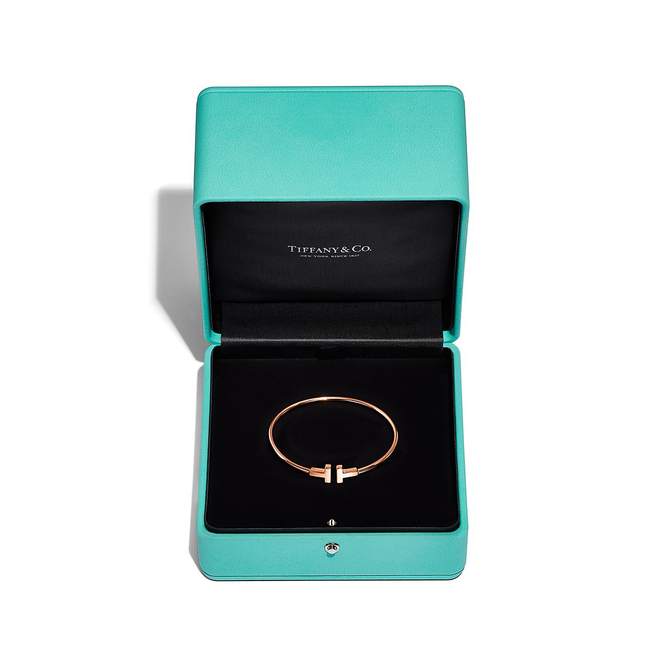 T Wire Bracelet in 18k Rose Gold
