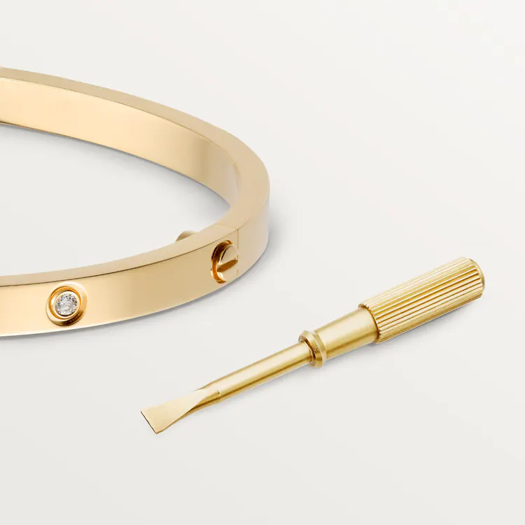 LOVE BRACELET, SMALL MODEL, 10 DIAMONDS