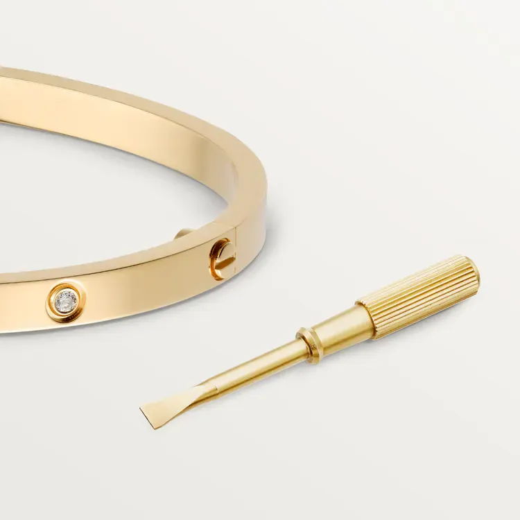 LOVE BRACELET, SMALL MODEL, 10 DIAMONDS