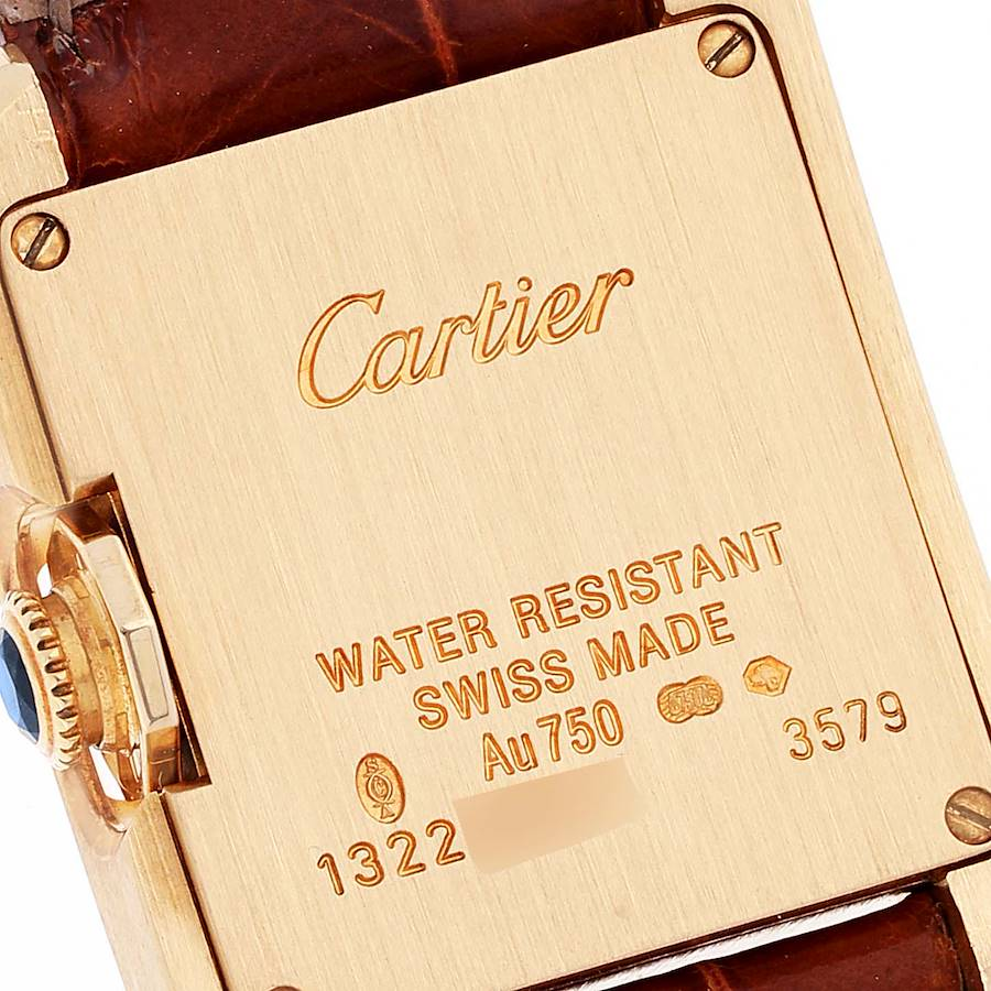Tank Brown Leather Watch