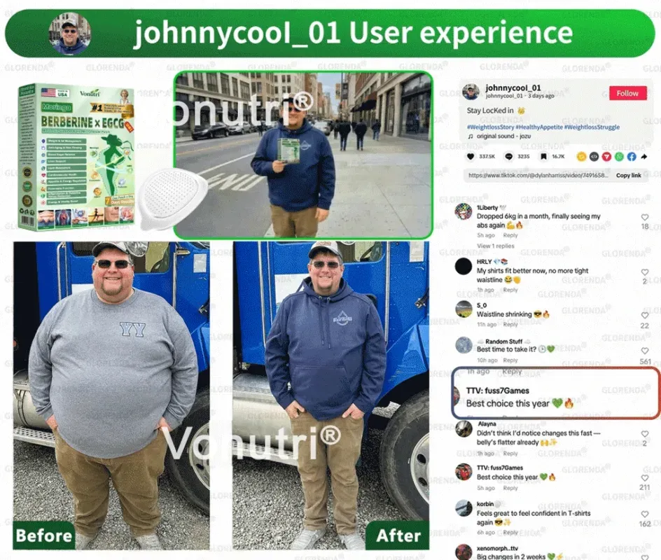 Vonutri® Moringa · Berberine × EGCG 10-in-1 Advanced Nano Microneedle Patch