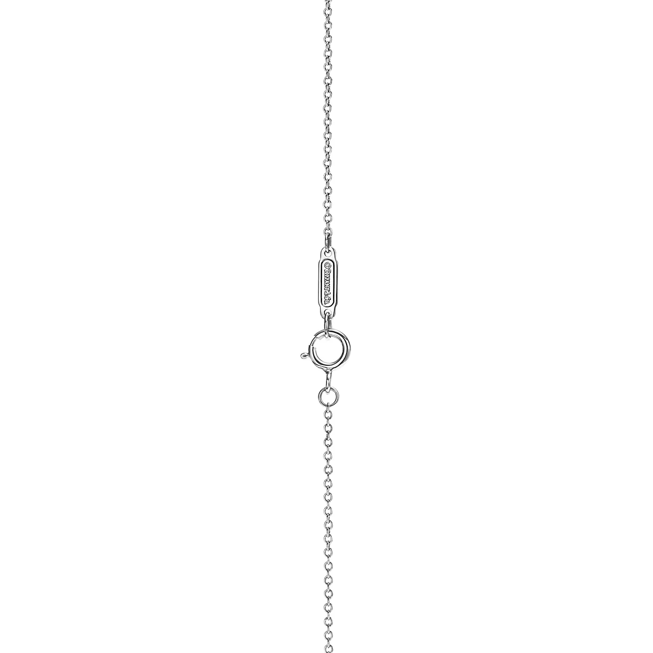 Return to 庐  Blue庐 Small Heart Tag Pendant in Sterling Silver
