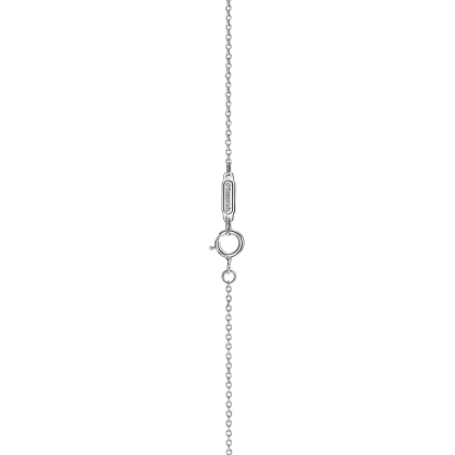 Return to 庐  Blue庐 Small Heart Tag Pendant in Sterling Silver