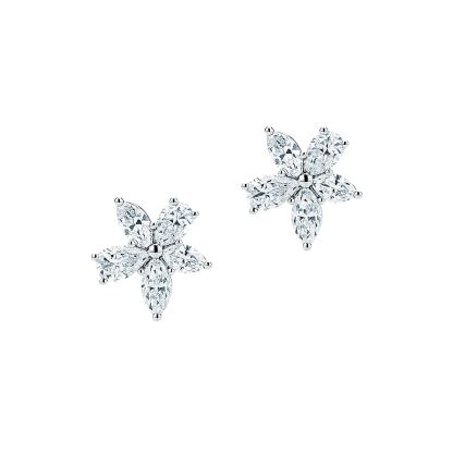 Victoria庐 Mixed Cluster Earrings