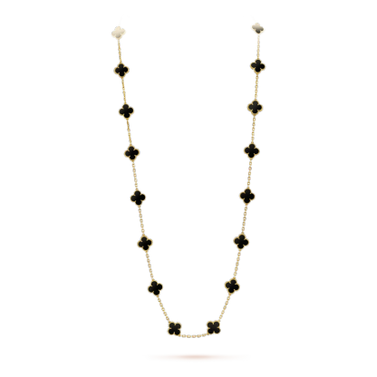 Vintage Alhambra long necklace, 20 motifs