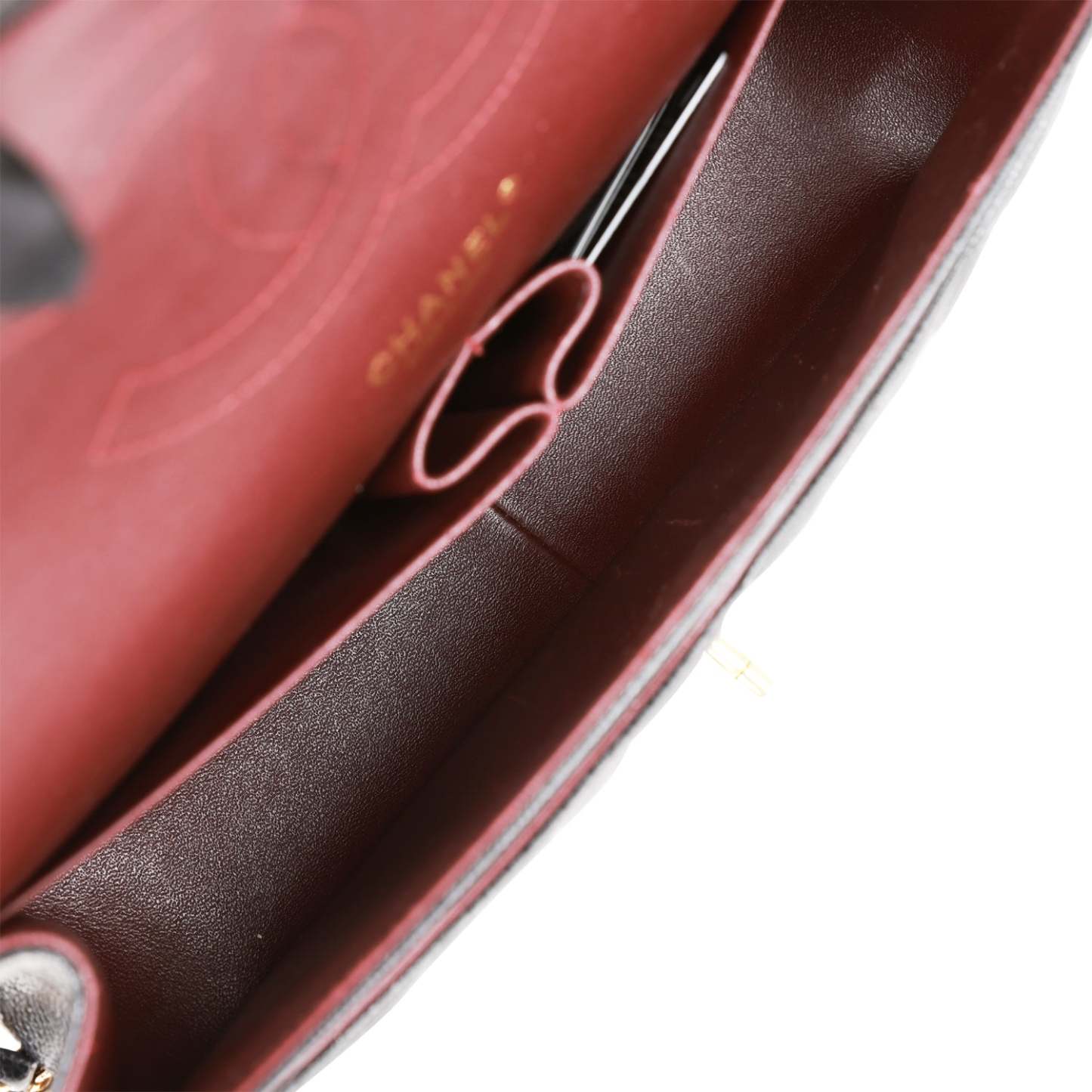 Jumbo Classic Double Flap Bag Black Caviar Gold Hardware