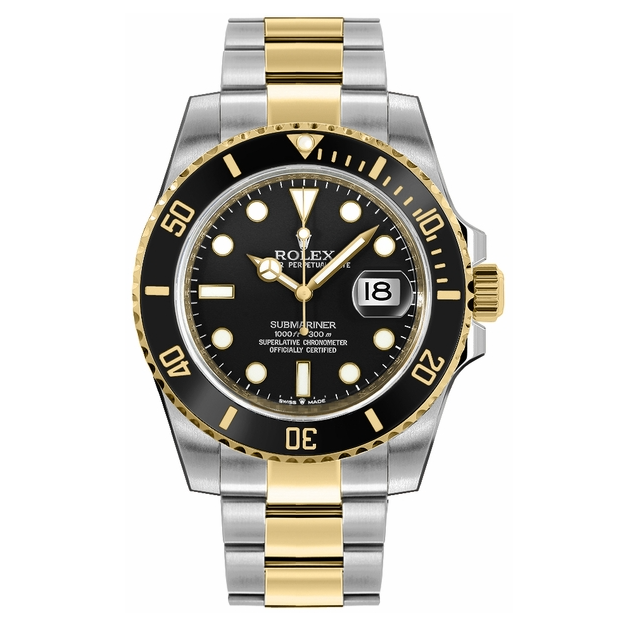 Submariner Date Two Tone Oyster Bracelet Men's Watch 126613LN