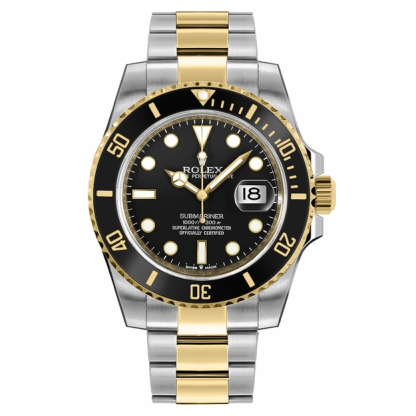 Submariner Date Two Tone Oyster Bracelet Men's Watch 126613LN