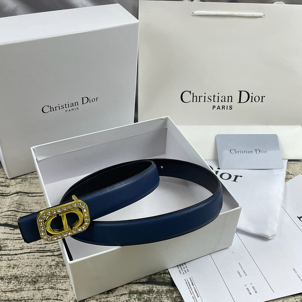 6 Colors luxury rhinestone plain belt