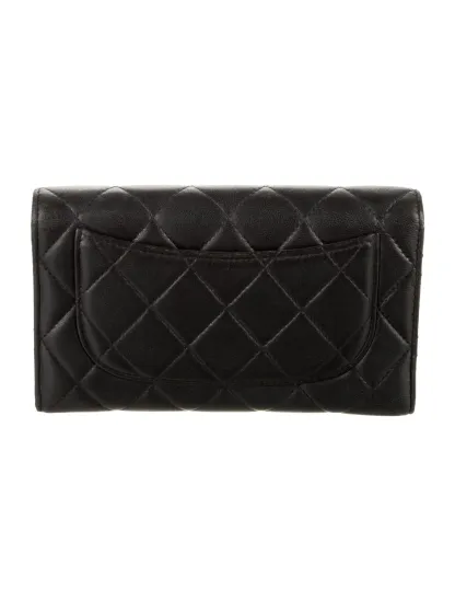 Lambskin Trifold Wallet