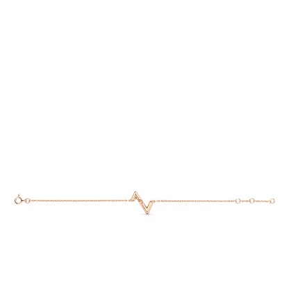 Volt Upside Down Bracelet, Pink Gold