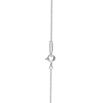 Return to 庐 Double Heart Tag Pendant in Silver, Mini