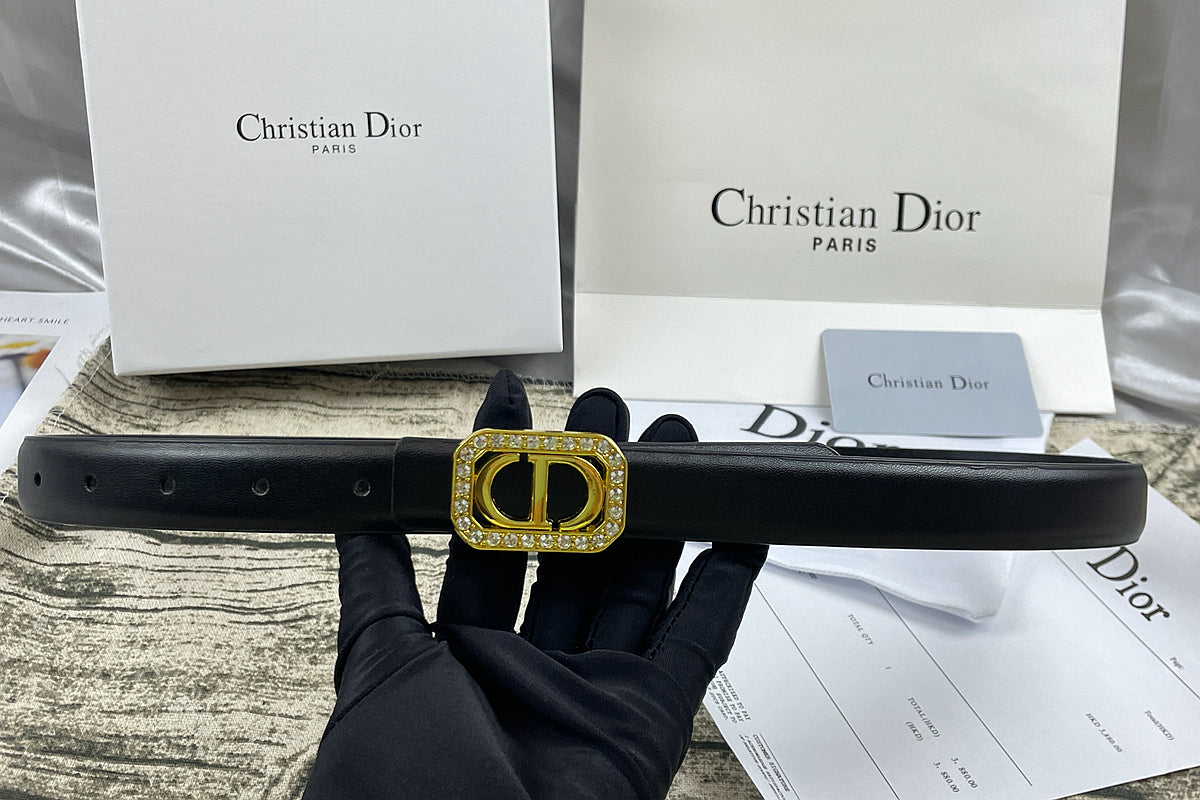 6 Colors luxury rhinestone plain belt