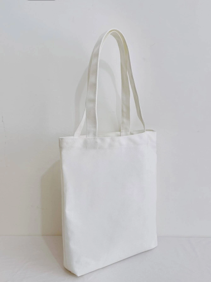 Small White Shopper Tote Bag