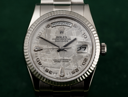 Day-Date Meteorite 118239 - White Gold President