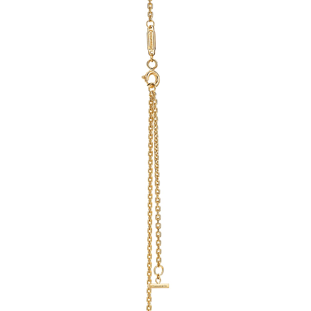 T Extra Large Smile Pendant in 18k Gold