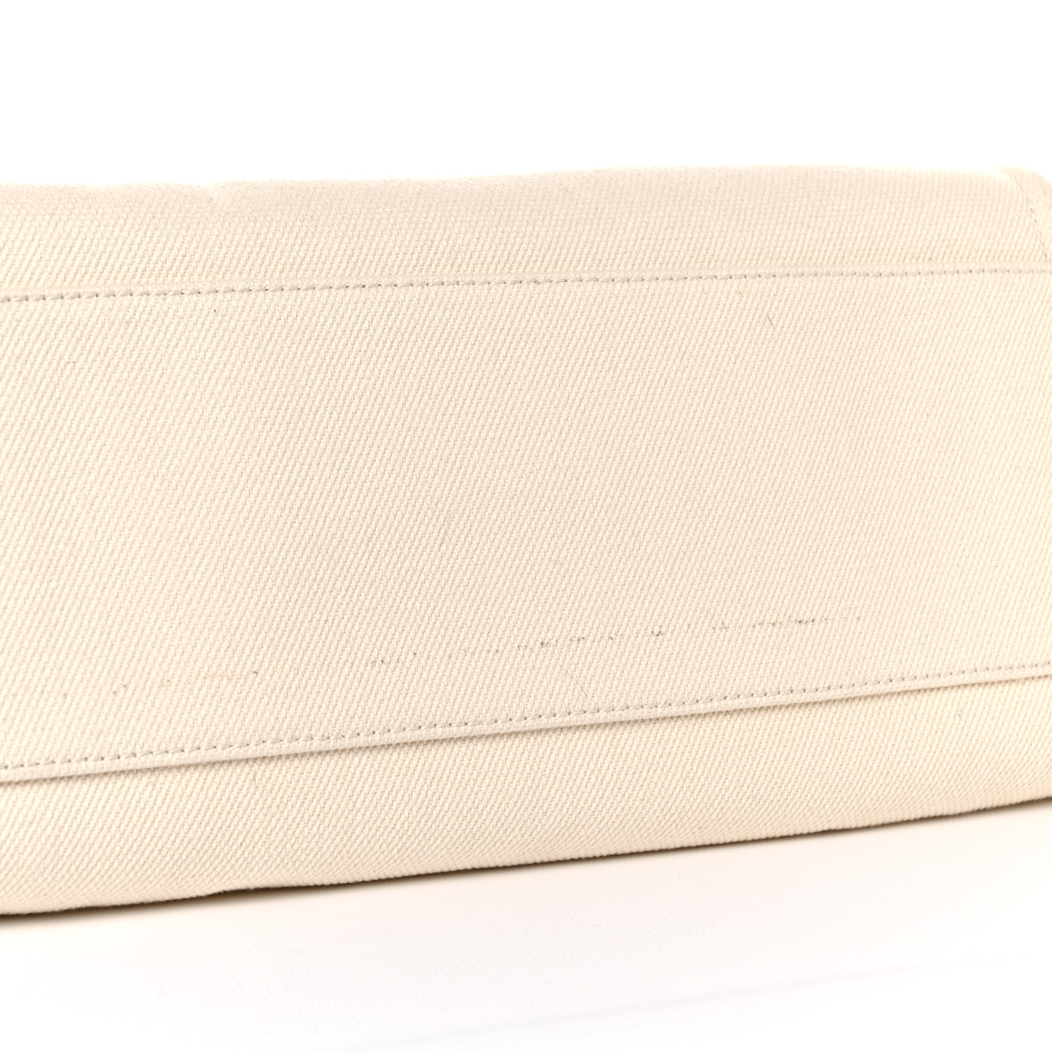 Canvas Pearl Large Deauville Tote Ecru Beige