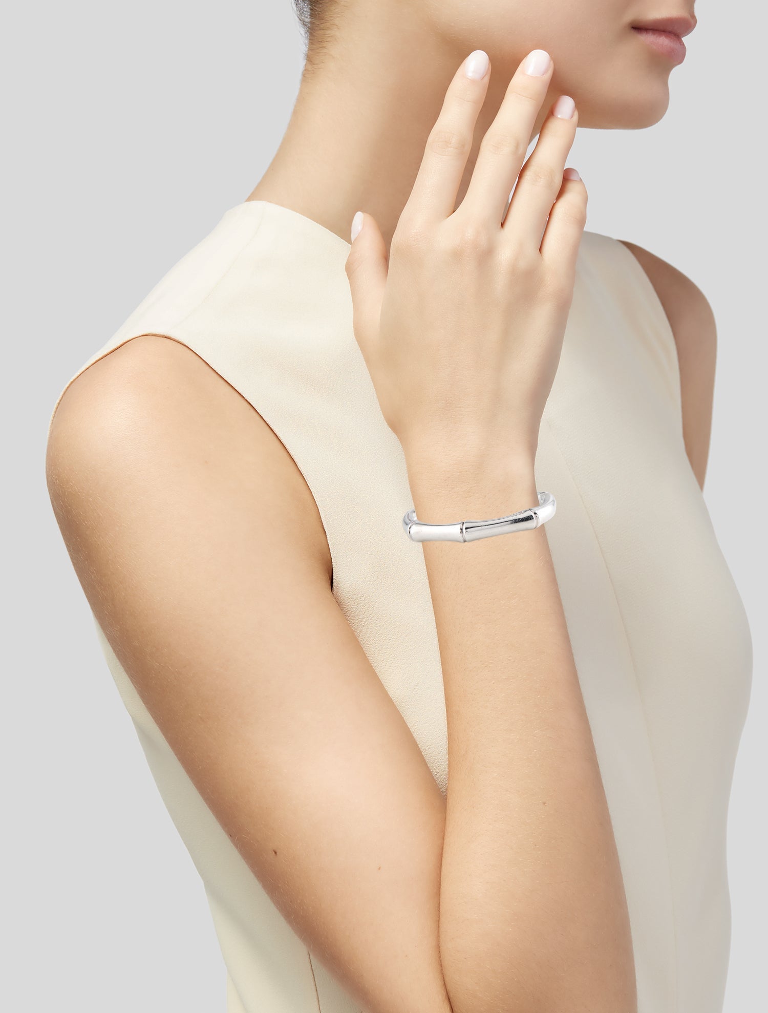 Bamboo Cuff Bracelet For Women