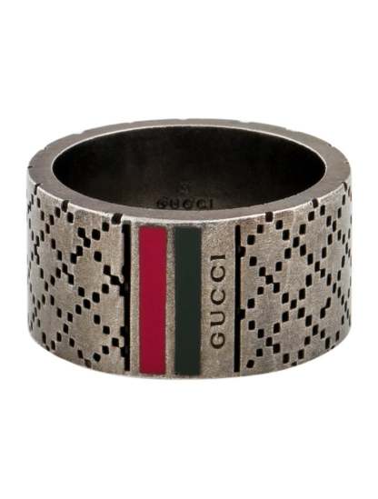 Enamel Wide Diamantissima Ring