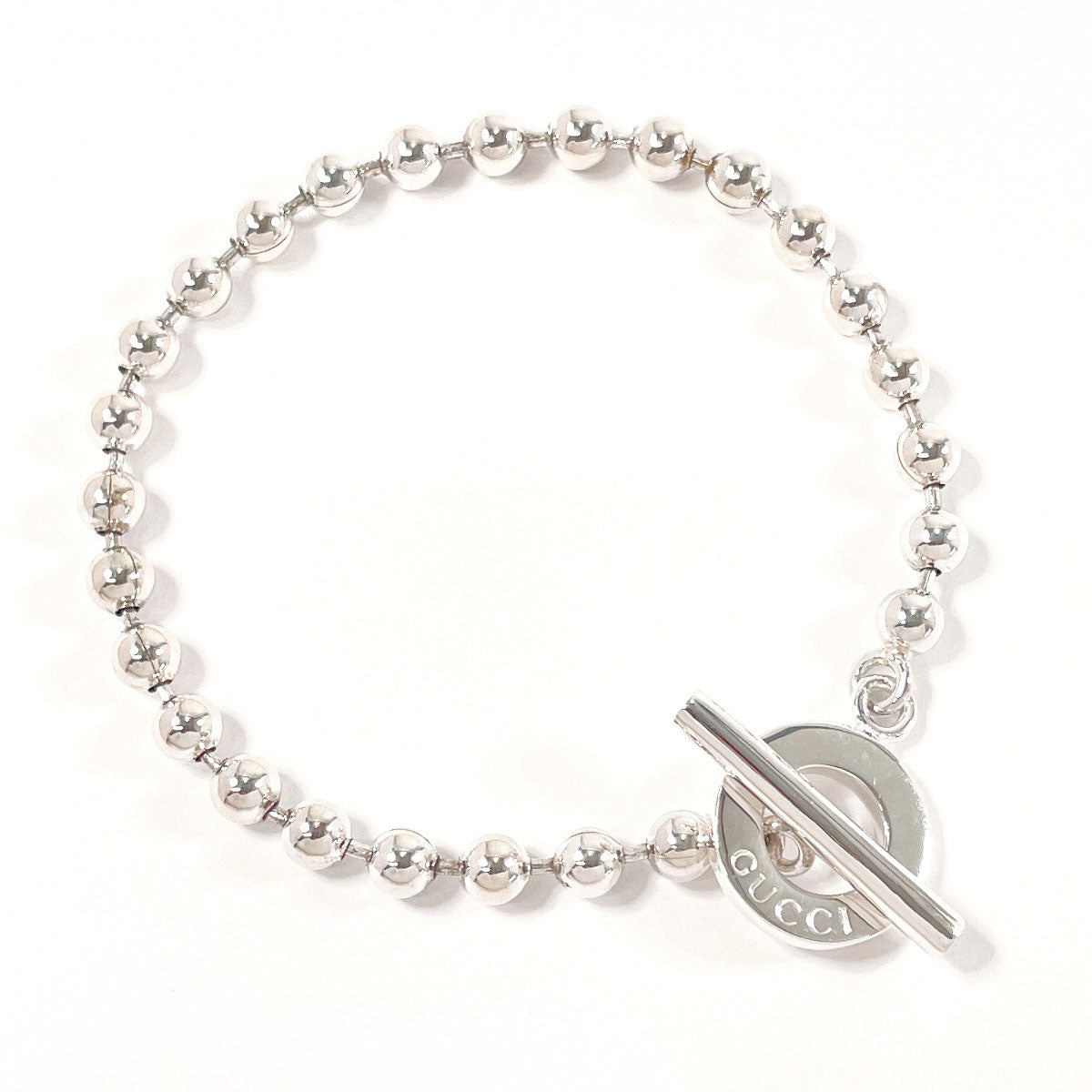 Theatrical bracelet Ball Chain Silver Unisex