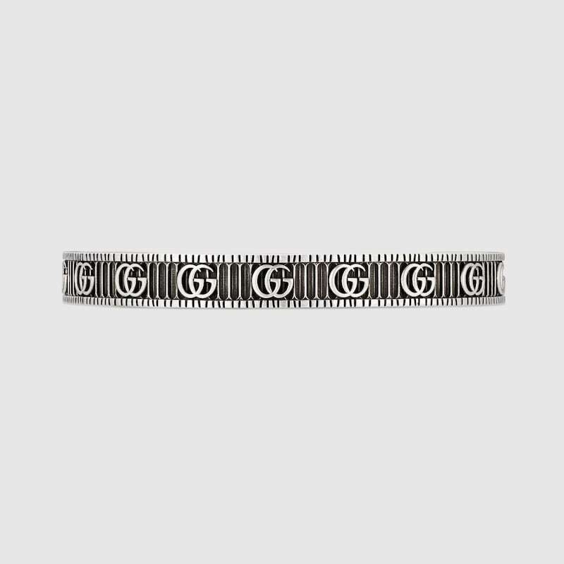 BRACELET WITH DOUBLE G IN SILVER